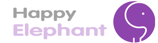 Happy Elephant Logo